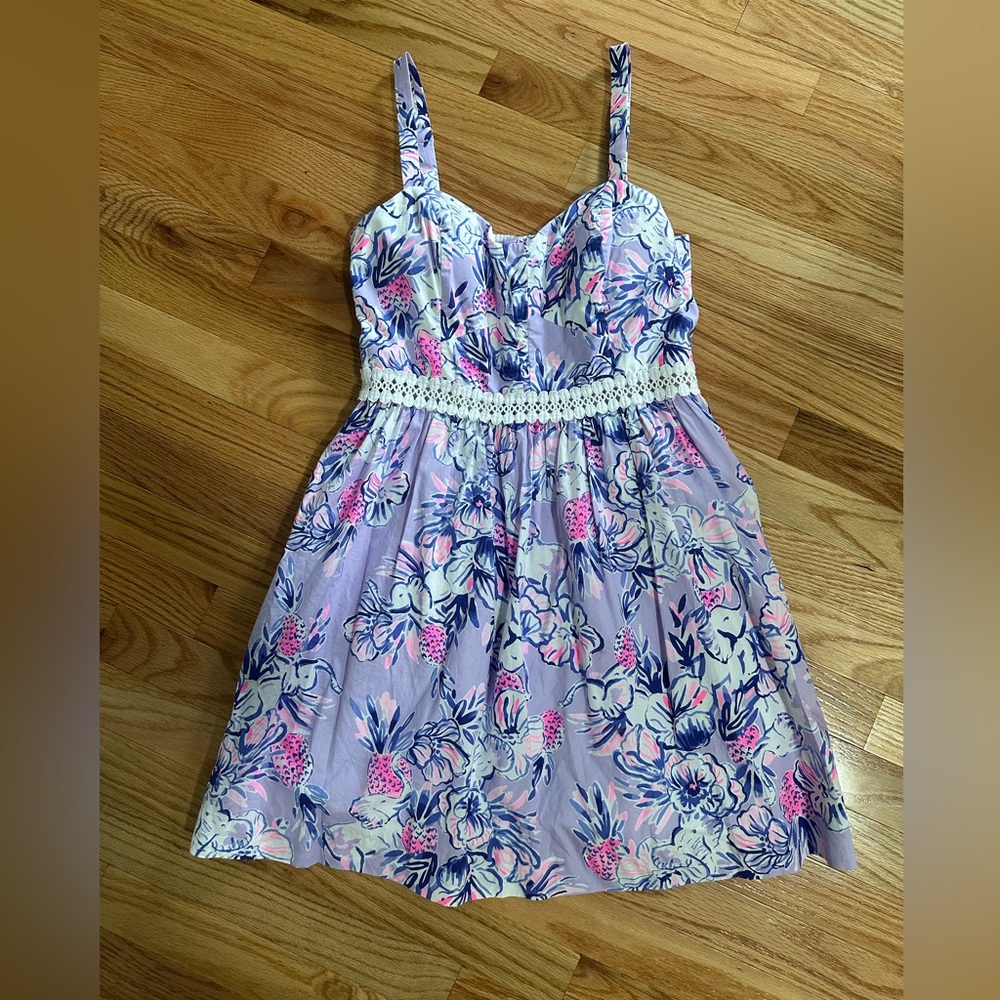 Lilly Pulitzer Trunks in The Air Print Size 6 Dress